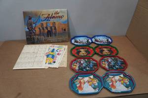 lot 273 image: Assorted Collectibles - Metal Trays, The Alamo Prints