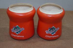 lot 337 image: 2 1987 World Series Champions Can Coozies