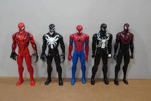 lot 346 image: 5 Spider-Man Action Figures