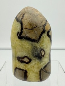 lot 47 image: Septarian large polished freeform 633 gm.1 lb. 6 oz.