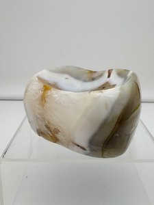 lot 34 image: Orca Agate Bowl 942gm.2 lb. 1 oz.
