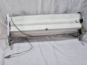 lot 83 image: Antique Style Fluorescent Light Fixture with Ornate Metal Ends