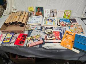 lot 133 image: Mixed Vintage Media Including 1960 era Cub Scout Magazines, Piano Rolls, Sheet Music and More