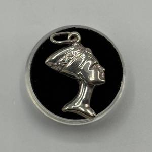 lot 60 image: Sterling Silver Egyptian Pendant