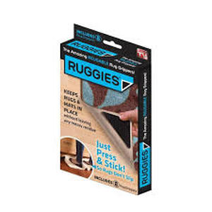 lot 39 image: Lot of Ruggies 3 in. x 6 in. Rug Gripper  Customer Returns See Pictures