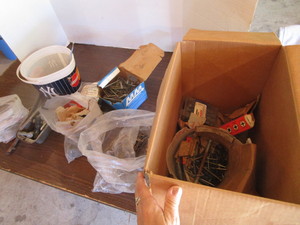 lot 17 image: Hardware, Screws, Scissors