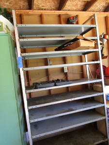 lot 31 image: Metal Bolted Shelves