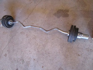 lot 42 image: Weider Weights, Curling Bar