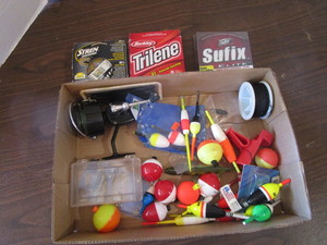 lot 54 image: Line, Bobbers,Reel