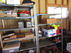 lot 62 image: Metal Shelves