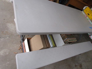 lot 101 image: Lifetime Picnic Table