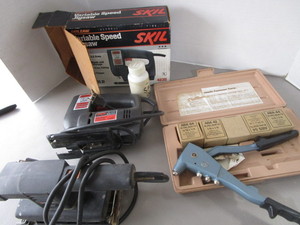 lot 123 image: Pop Riveter, Sander, Saw