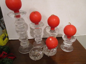 lot 168 image: iitala Festivo candle stands Supplies