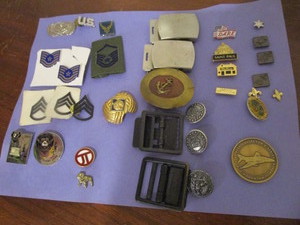 lot 201 image: Military  & BoyScout Smalls