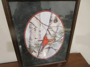 lot 207 image: Cardinal & Birch Print