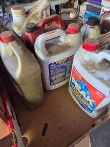 lot 67 image: Anti-Freeze, Gear Oil & Misc Oils