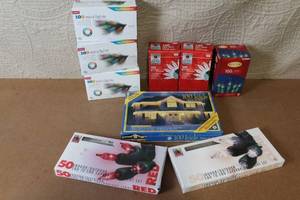lot 40 image: Collection of Holiday String Lights and Icicle Lights Sets