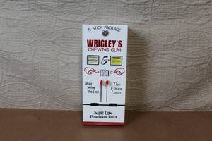 lot 75 image: Vintage Style Wrigleys Chewing Gum Coin Operated Dispenser