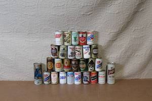 lot 79 image: Collection of 26 Vintage Beer and Malt Liquor Cans