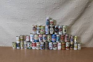 lot 83 image: Vintage Beer Can Collection with 38 Assorted Cans