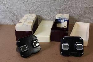 lot 133 image: Vintage Sawyers View-Master Set with 2 Viewers and Large Reel Collection