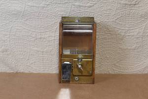 lot A-152 image: Vintage Baby Grand Countertop Gumball Vending Machine
