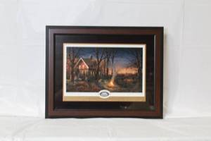 lot C-312 image: Framed Autumn Evening Art Print by Terry Redlin