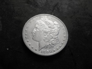 lot 6 image: 1980 Morgan Silver Dollar