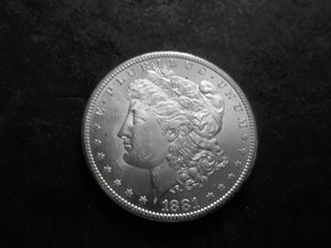 lot 11 image: 1981 S Morgan Silver Dollar