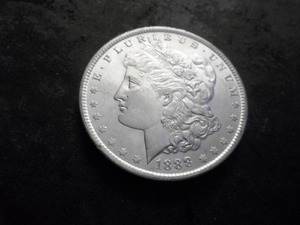 lot 22 image: 1888 Morgan Silver Dollar