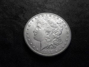 lot 33 image: 1898 O Morgan Silver Dollar