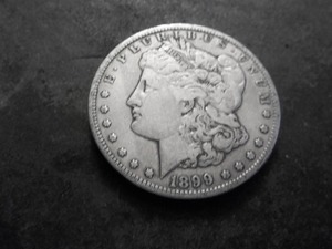 lot 34 image: 1899 S Morgan Silver Dollar