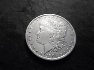 lot 36 image: 1901 Morgan Silver Dollar