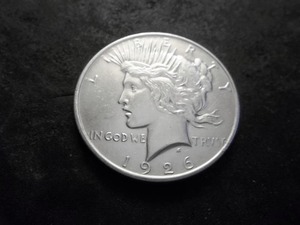lot 42 image: 1926 D Peace Silver Dollar