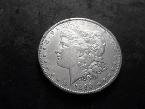 lot 24A image: 1890 Morgan Silver Dollar