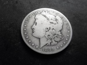 lot 28B image: 1895 S Morgan Silver Dollar