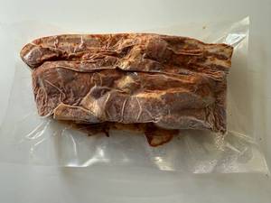 lot 99 image: BB.2x 2lbs OlSmokehouse Honey Orange Uncured Bacon Ends & Pieces