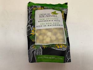 lot 68 image: 1lb6oz Raw Unsalted Macadamia Nuts