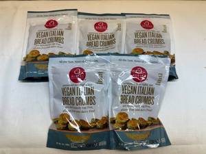 lot 79 image: 5x Vegan Italian Bread Crumbs
