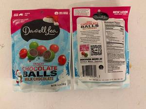 lot 223 image: 6x 5.6oz Crunchy Chocolate Balls-Darrella Lea Milk Chocolate