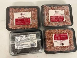 lot 152 image: A. 5x 16oz Mild Italian Sausage