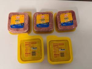 lot 336 image: J. 5x 16oz Oscar Mayer Lean Ham-Honey