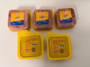 lot 338 image: J. 5x 16oz Oscar Mayer Lean Ham-Honey
