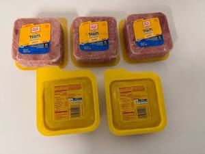 lot 340 image: J. 5x 16oz Oscar Mayer Lean Ham-Honey
