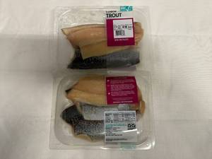 lot 195 image: 2x .80lbs avg. Rainbow Trout