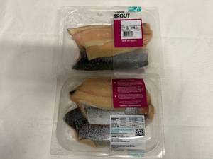 lot 198 image: 2x .80lbs avg. Rainbow Trout