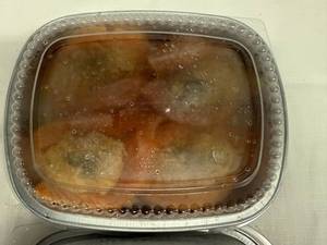 lot 205 image: K. 2x 4 portions Atlantic Salmon wSeafood Stuffing