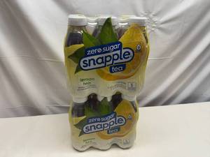 lot 162 image: 2x 6pack Zero Sugar Snapple -Lemon Tea