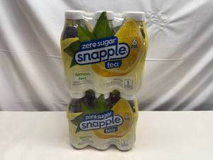 lot 165 image: 2x 6pack Zero Sugar Snapple -Lemon Tea