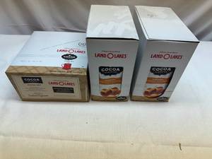 lot 374 image: 3x 12pkgs Land O Lakes-Carmel & Chocolate Cocoa Mix